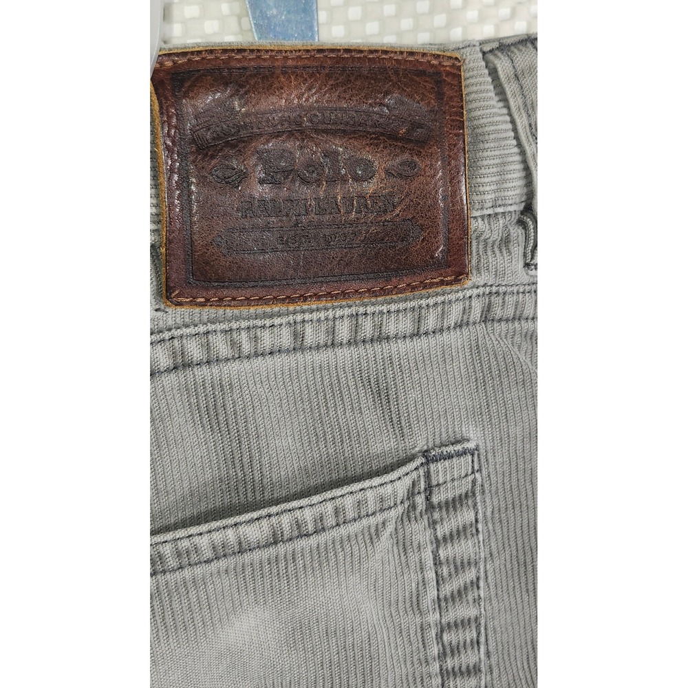 Polo Ralph Lauren Men's Gray Corduroy Pants Size 38x28 Straight Fit - Picture 7 of 9